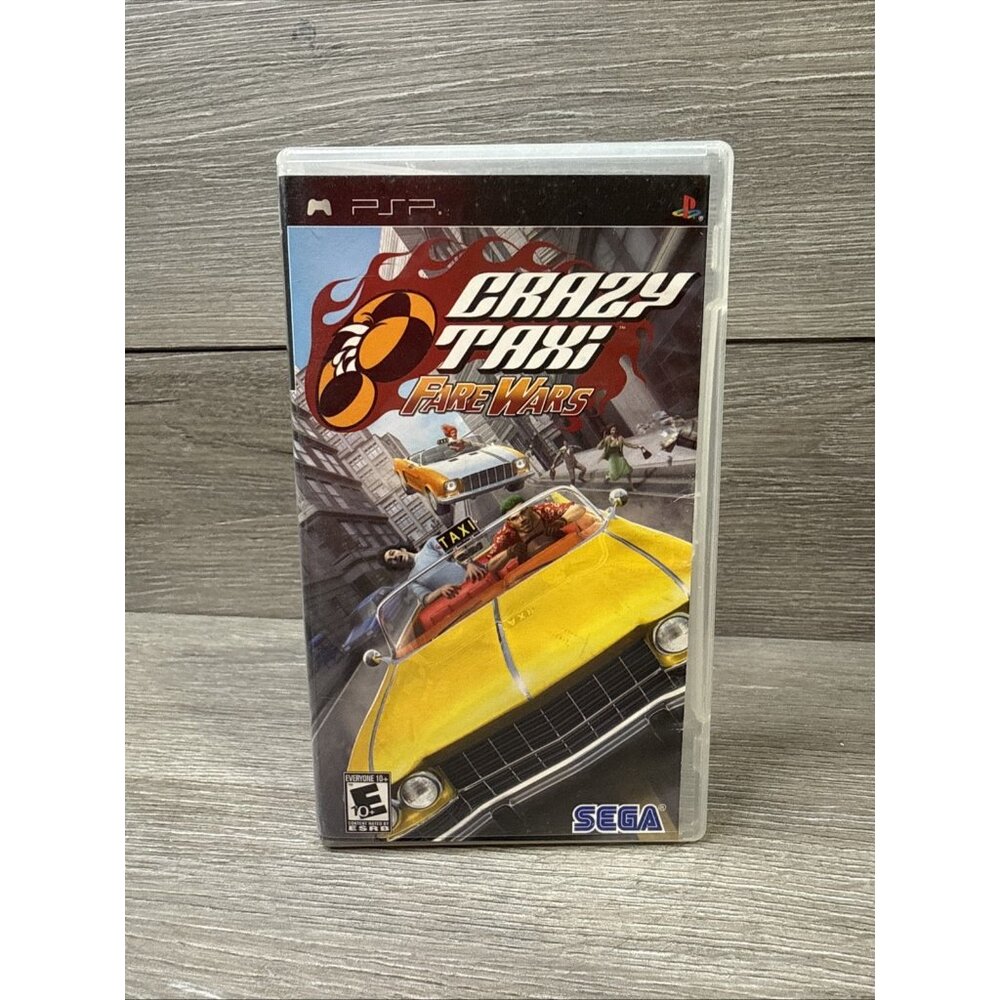 PlayStation Portable (Psp) Crazy Taxi Fare Wars - Just Disk And Case